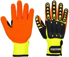 Nitrilo PORTWEST A721 pirštinės, Dydis: XL, Pw spalvos: Geltona/Oranžinis