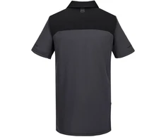 Polo marškinėliai PORTWEST EV410 trumpomis rankovėmis, Dydis: XL, Pw spalvos: Juodas