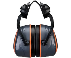 Prisegama PORTWEST PW05 klausos apsauga be metalo, Pw spalvos: Pilkas/Oranžinis