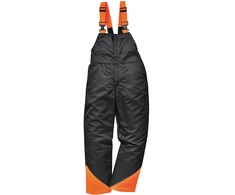 Puskombinezonis miškininkams Portwest CH12, Dydis: XXXL, Pw spalvos: Juodas