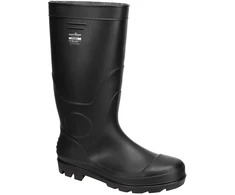 PVC PORTWEST FW90 botai 04, Dydis: 46, Pw spalvos: Juodas