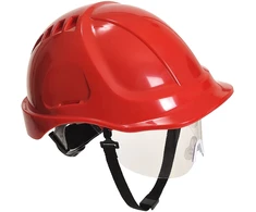 Šalmas su skydeliu Portwest PW54, Pw spalvos: Raudona