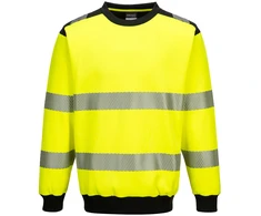 Sportinis džemperis žema apykakle Portwest PW379, Dydis: 4XL, Pw spalvos: Geltona/Juodas