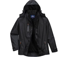 Striukė nuo lietaus Portwest S555, Dydis: XXXL, Pw spalvos: Juodas
