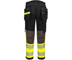 Tamprios kelnės su kišenėmis Portwest EV442, Dydis: 32, Pw spalvos: Geltona/Juodas Tall