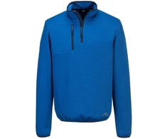 Tekstūrinis PORTWEST KX376 džemperis su 1/4 užtrauktuku, Dydis: XXXL, Pw spalvos: Juodas