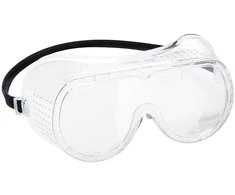 Tiesiogiai ventiliuojami apsauginiai PORTWEST PW20 akiniai, Pw spalvos: Clear