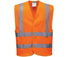 Tinklinės medžiagos PORTWEST C370 orui pralaidi liemenė, Dydis: S/M, Pw spalvos: Geltona