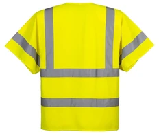 Užtrauktuku užsegama liemenė PORTWEST C372 su pusrankovėmis, Dydis: 5XL, Pw spalvos: Oranžinis