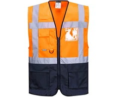 Vadovo liemenė PORTWEST C476, oranžinė, Dydis: M, Pw spalvos: Oranžinis/Navy