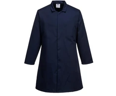 Vyriškas maisto pramonės darbuotojo chalatas su viena kišene PORTWEST 2202, Dydis: XXXL, Pw spalvos: Navy