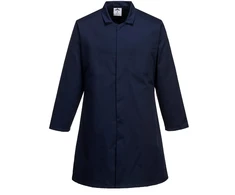 Vyriškas maisto pramonės darbuotojo chalatas su viena kišene PORTWEST 2202, Dydis: XXXL, Pw spalvos: Navy
