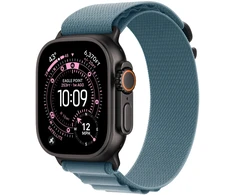 Apple Watch 49mm Light Blue Alpine Loop - Medium - Black Titanium Finish - MG9L4ZM/A