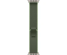 Apple Watch 49mm Green/Neon Trail Loop - S/M - Natural Titanium Finish - MFT44ZM/A