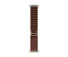Apple Watch 49mm Burgundy Alpine Loop - Medium - Natural Titanium Finish - MK7E4ZM/A