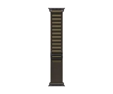Apple Watch 49mm Dark Olive Alpine Loop - Medium - Juodas Titanium Finish - MKDX4ZM/A