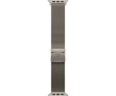 Apple Watch 49mm Natural Titanium Milanese Loop - Medium - MGHP4ZM/A