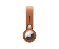 Apple AirTag odinis dėklas, rudas (Saddle Brown)