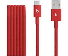 Beats USB-A to USB-C Woven Cable (1.5 m) - Rapid Red - MFEJ4ZM/A