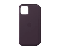 Apple iPhone 11 Pro odinis atverčiamas dėklas - Baklažano spalvos