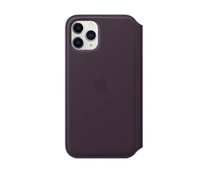 Apple iPhone 11 Pro odinis atverčiamas dėklas - Baklažano spalvos