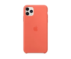 Apple iPhone 11 Pro Max Silikoninis dėklas - Clementine (Oranžinis)