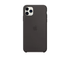 Apple iPhone 11 Pro Max Silikoninis dėklas - Juodas