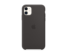 Apple iPhone 11 Silikoninis dėklas - Juodas