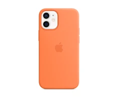 Apple iPhone 12 mini Silikoninis dėklas su MagSafe, Oranžinis (Kumquat)