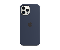 Apple „iPhone 12 Pro Max“ silikoninis dėklas su „MagSafe“ – „Deep Navy“.