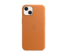 Apple iPhone 13 Odinis dėklas su MagSafe, Rudas (Golden Brown)