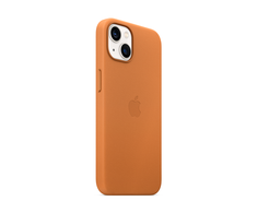 Apple iPhone 13 Odinis dėklas su MagSafe, Rudas (Golden Brown)