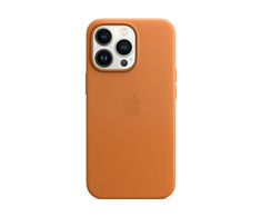 Apple iPhone 13 Pro Odinis dėklas su MagSafe, Rudas (Golden Brown)