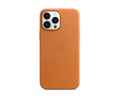 Apple iPhone 13 Pro Max Odinis dėklas su MagSafe, Rudas (Golden Brown)