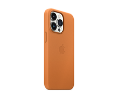 Apple iPhone 13 Pro Odinis dėklas su MagSafe, Rudas (Golden Brown)