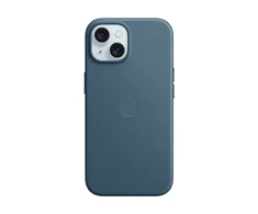 iPhone 15 FineWoven Case with MagSafe - Pacific Blue