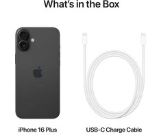 Apple iPhone 16 Plus 128GB Black - MXVU3HX/A