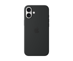 Apple iPhone 16 Plus Silikoninis dėklas with MagSafe - Juodas