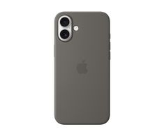 Apple iPhone 16 Plus Silikoninis dėklas with MagSafe - Stone Gray