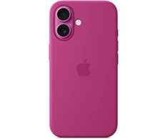 Apple iPhone 16 Silicone Case with MagSafe - Fuchsia - MYY53ZM/A