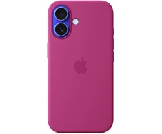 Apple iPhone 16 Silicone Case with MagSafe - Fuchsia - MYY53ZM/A