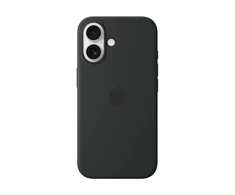 Apple iPhone 16 Silikoninis dėklas with MagSafe - Black