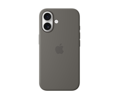 Apple iPhone 16 Silikoninis dėklas with MagSafe - Stone Gray