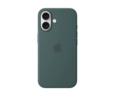 Apple iPhone 16 Silikoninis dėklas with MagSafe - Lake Žalias