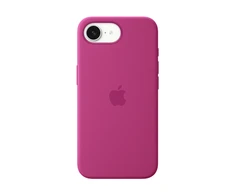 Apple iPhone 16e Silikoninis dėklas – Fuchsia