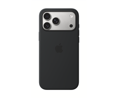 Apple iPhone 17 Pro Max Silikoninis dėklas with MagSafe – Black