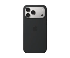 Apple iPhone 17 Pro Max Silikoninis dėklas with MagSafe – Black