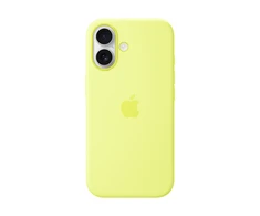 Apple iPhone 17 Silikoninis dėklas with MagSafe - Neon Geltona