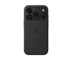 Apple iPhone 18 Pro silikoninis dėklas su MagSafe – juodas – MK8Y4ZM/A