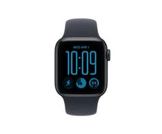 Apple Watch SE 3 GPS + Cellular 40mm Midnight Aluminium Case with Navy Blue Sport Band - S/M - MJLG4ET/A